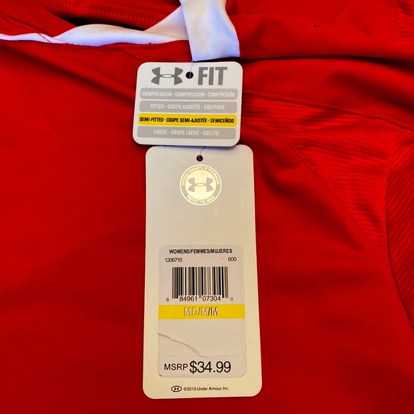 BNWT UNDER ARMOUR SOCCER JERSEY WOMENS M - Picture 7 of 7